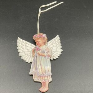 Bradford Dona Gelsinger Heavens Little Angels Porcelain Garden‎ Miracle Ornament